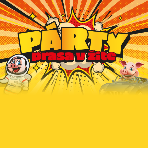 Párty prasa v žite